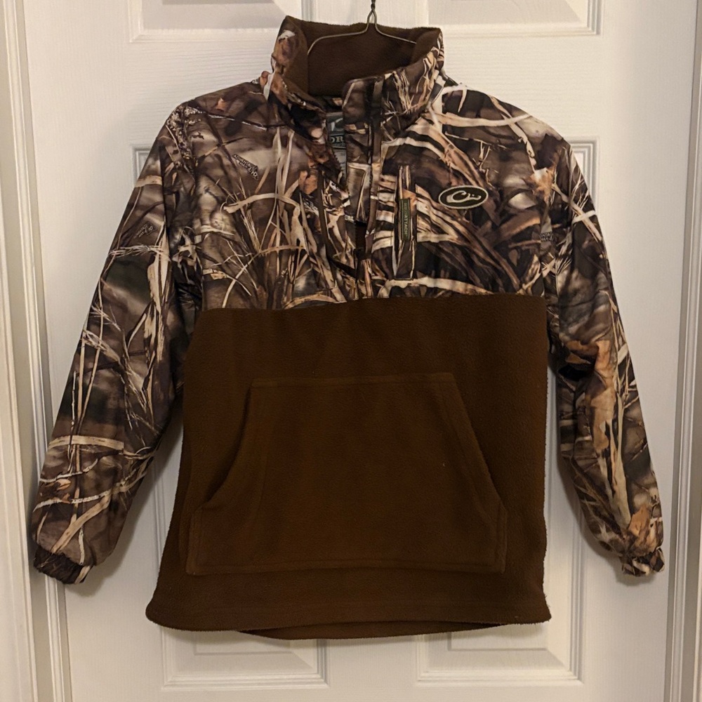 Drake Kids Camouflage and Brown pullover